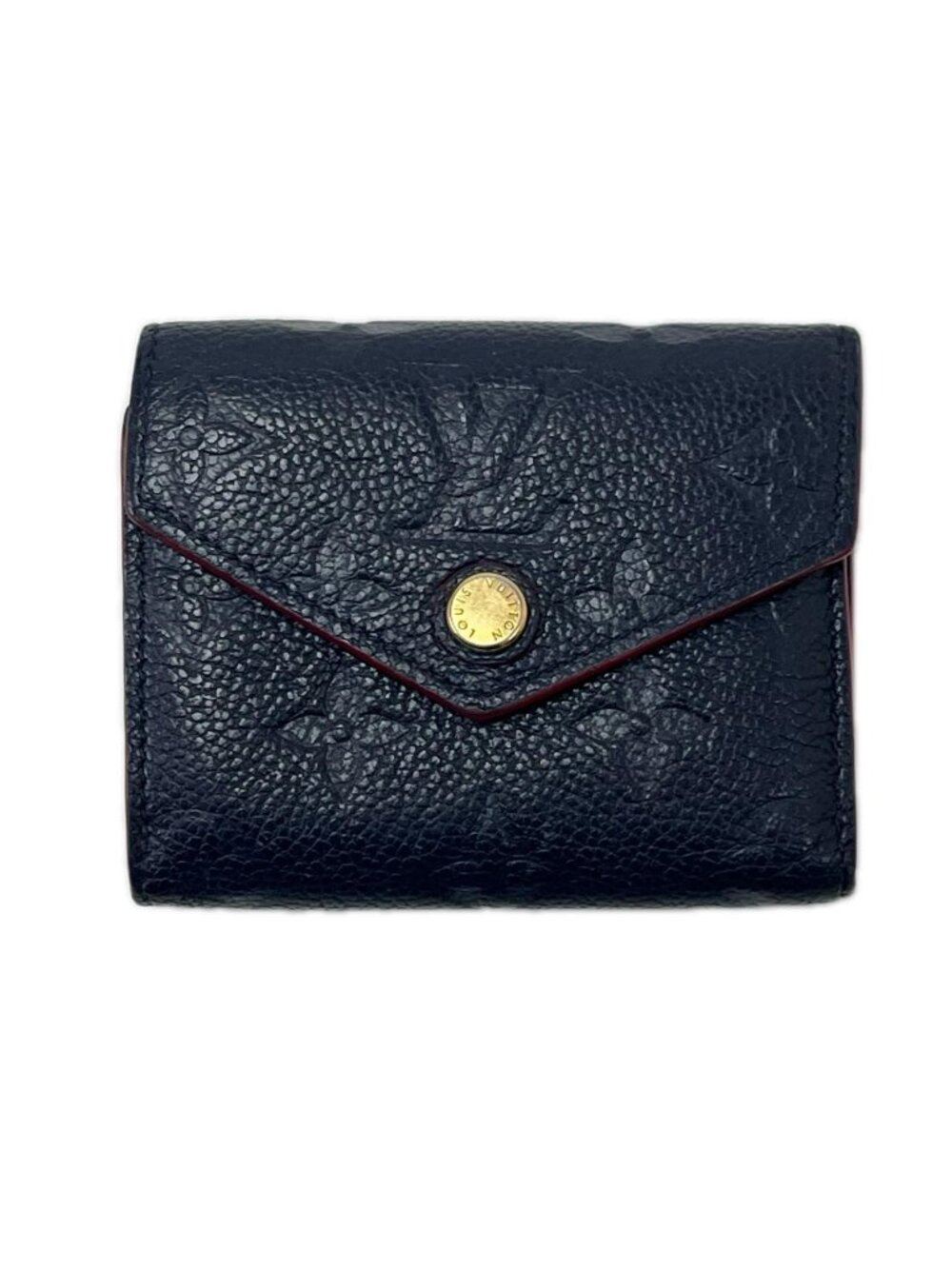 Louis Vuitton Trifold Wallet Portefeuille Victorine Monogram Empreinte Navy